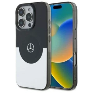 Mercedes Double Layer Case with MagSafe for iPhone 16 Pro 6.3" Black/Silver - Picture 1 of 8