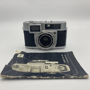 Vintage Camera RARE Minolta Auto Wide With Instructions! Untested As Is. - Picture 1 of 12