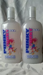 2X  Punky Junky Creamy Gel Max Hold { WHITE UNISEX STYLES WET LOOK} {17.63oz} - Picture 1 of 5