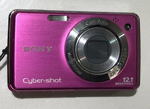 Sony Cyber-shot DSC-W220 12.1MP Digital Camera Pink w/Battery & 16GB SD Card - Picture 1 of 10
