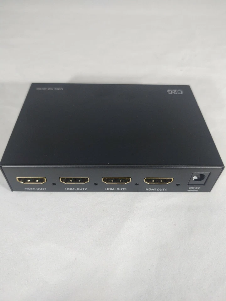 Cables To Go 41395 C2G UltraHD HDMI Splitter 1 - 4way - Image 1 of 4