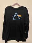 Vintage lata 90. Pink Floyd Dark Side Of The Moon T-shirt z długim rękawem 2XL Czarny RZADKI