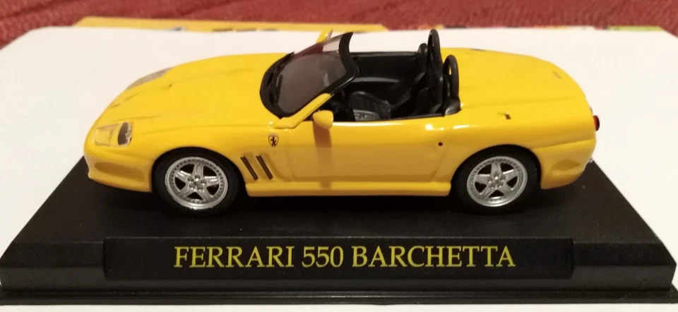 IXO ALTAYA/FABBRI FERRARI COLLECTION 1:43 FERRARI 550 BARCHETTA YELLOW SENZA BOX - Immagine 1 di 1