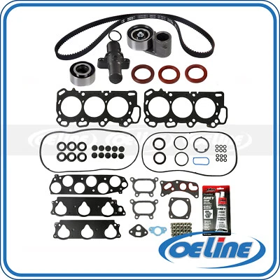 Ajuste para 2005-2008 Acura RL TL 3,5L conjunto de junta de cabeça kit tensor de correia dentada - Imagem 1 de 4
