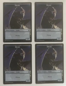 4 x DRAKE TOKEN 005 Zendikar Rising MTG Magic the Gathering ZNR - Picture 1 of 1