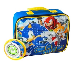 SONIC the HEDGEHOG Lunch Box BPA-Free Insulated Tote Bag KNUCKLES&TAILS NWT $20 - Picture 1 of 1