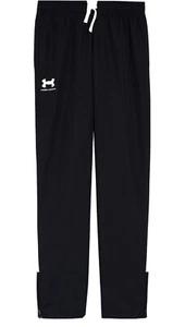 Under Armour Boys Woven Training Track Pants Youth Large L 14 NWT Black #W - Picture 1 of 3