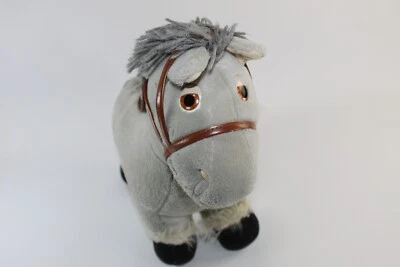 Vintage 1984 Cabbage Patch Kids Plush Gray Show Pony w/Bridle - Image 1 of 4
