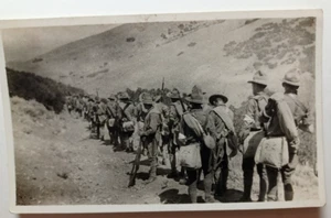 Spanish American US Military Troops Marching Utah Unit 3 D bags Snapshot RRP 826 - Picture 1 of 4