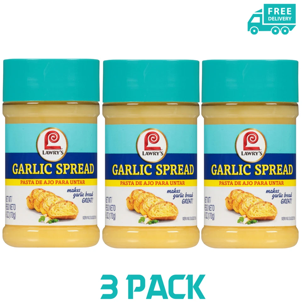 Spice & Seasoning LAWRY'S Garlic Spread 6 Oz Plastic Bottle