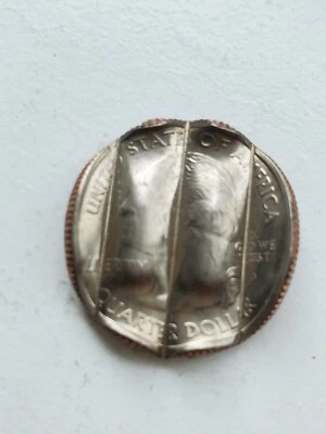 2008 Alaska State Quarter Mint Canceled Waffled - Image 1 of 3