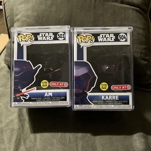 Funko POP! Target Exclusive Star Wars: Am (503) & Karre (504) Bundle mit Hüllen - Bild 1 von 6