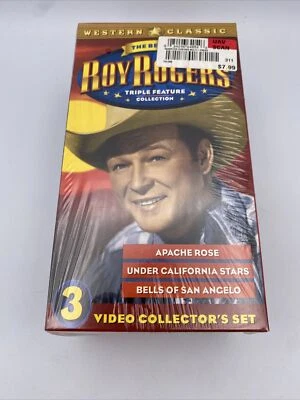 Roy Rogers Triple Feature 3 VHS Set Sealed - Image 1 of 4
