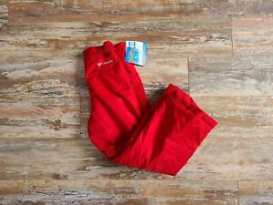 NWT Columbia Snow Pants Weatherprood Outgrown Grow System Red Youth Size Small