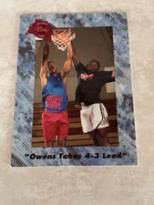 1991 Classic Four Sport French #200 Owens Takes 4-3 Lead/(Billy Owens)