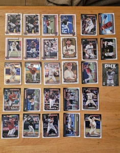 Arizona Diamondbacks 2024 and 2025 Topps Baseball 28 Card Lot - Picture 1 of 10