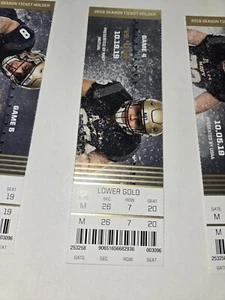 Navy vs USF Unused Ticket Stub 10/19/19 NCAA Football - Picture 1 of 1