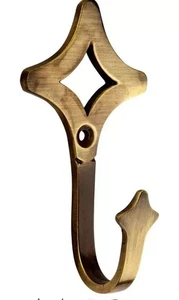 MESSING HAKEN 2 STÜCK DIMOND FORM WANDHALTERUNG - EINZIGARTIGER HAKEN FÜR... - Bild 1 von 3