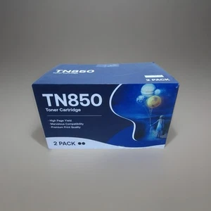 AOLIBE TN850 NEW HIGH YIELD TONER CARTRIDE 2-PACK BOX #C-1 - Picture 1 of 4