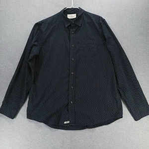 Denim & Supply Ralph Lauren Shirt Mens Large Black Polka Dot Button Up Casual - Picture 1 of 14