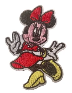 Disney's Minnie Mouse Cartoon Character Embroidered Iron On Patch 3” - Picture 1 of 2