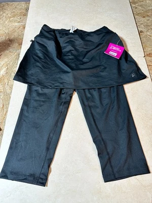 Saia Esportiva Lotta Breeze Capri Skort Preta Tamanho P~NOVA - Imagem 1 de 3