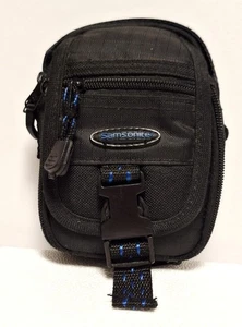 Black Samsonite Compact Camera Case Zipper fastening Pre-owned - Picture 1 of 3