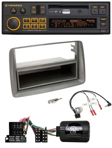 Pioneer DAB Lenkrad USB Bluetooth Autoradio für Fiat Panda 04-10 169 grau - Bild 1 von 11