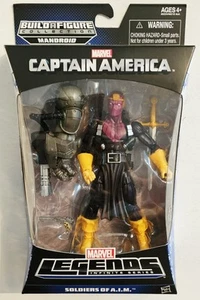 MARVEL LEGENDS SERIES CAPTAIN AMERICA SOLDIERS OF A.I.M. BARON ZEMO BAF MANDROID - Picture 1 of 8