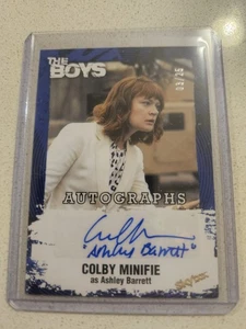 The Boys Upper Deck Colby Minifie as Ashley Barret auto /25 inscription - Picture 1 of 2