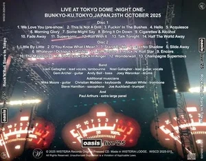 oasis / Rock'N'Roll Stars In Tokyo (2CD)　From Japan New - Imagen 1 de 2