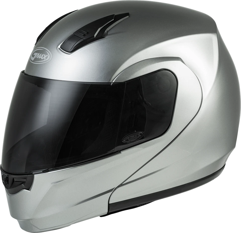 GMAX MD04 Modular Street Helmet 2XL Metallic Silver G104198 - Image 1 of 1