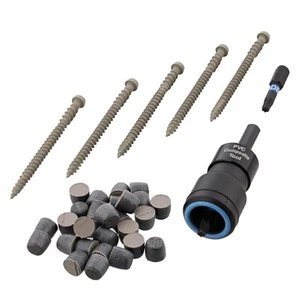Plug PVC/Comp - Epoxy Kit 10 x 2-3/4" 150 165 100 lf Slate Gray PXDC314S275 - Picture 1 of 4