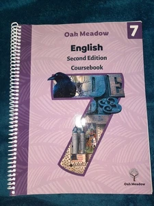 Oak Meadow 7th Grade English Coursebook Homeschool - Picture 1 of 2