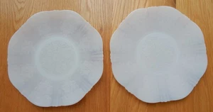 2 MACBETH EVANS AMERICAN SWEETHEART MONAX OPALESCENT  12" SALVER PLATES - Picture 1 of 5