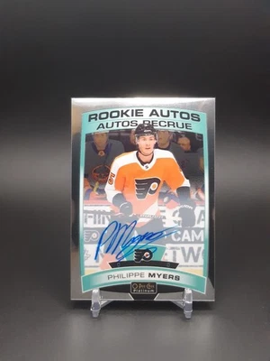 2019-20 O-Pee-Chee Platinum Rookie Autos 2020-21 Update Philippe Myers Auto RC - Image 1 of 2