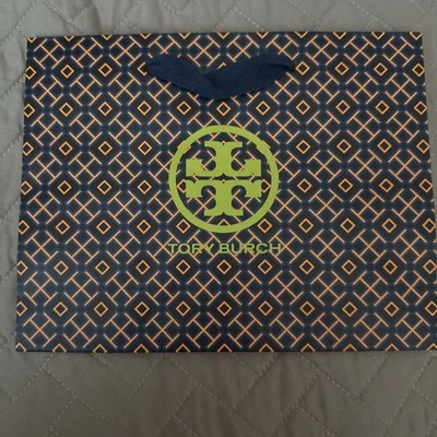 NEW Tory Burch Empty Small 9×7×4 Paper Shopping Bag Gift/ SHOPPING BAG