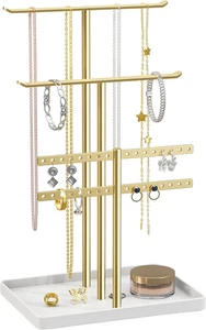 Pickpiff Soporte para Joyería Organizador: 14.5" Resistente Percha para 80 Piezas Joyería, - Imagen 1 de 16