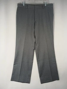 Pantalone Hugo Boss uomo 36x30 grigio chiaro lana vergine tasche bottoni zip spedizione veloce - Foto 1 di 19