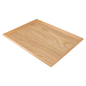Multi-Use Wooden Serving Tray 36.5 x 27cm Ideal for Fruits Food & Pizza - Imagen 1 de 18