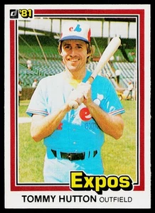 1981 Donruss Tommy Hutton #93 Montreal Expos - Picture 1 of 2
