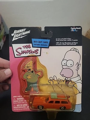 Johnny Lightning The Simpsons MARGE'S CAR 1:64 Die-Cast Car - Image 1 of 4