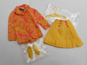 Vintage Barbie/Francie #1219 1968 Something Else Mod Rock Set komplett gelb - Bild 1 von 2