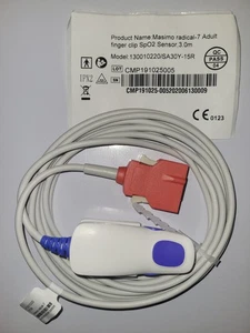 Masimo Radical-7 Adult Finger Clip SPO2 Sensor, 3.0m - Picture 1 of 1