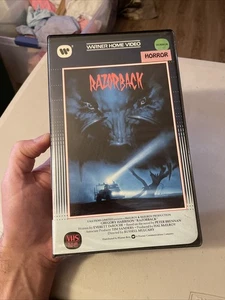 Razorback VHS Tape Horror 1985 Vintage Former Rental, Clamshell - Imagen 1 de 12