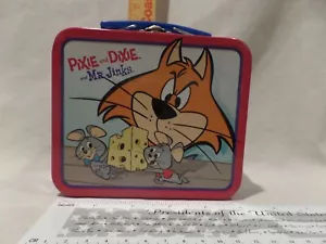 HANNA-BARBERA-VINTAGE 1999 "PIXIE AND DIXIE AND MR. JINKS"SMALL LUNCHBOX - Picture 1 of 7