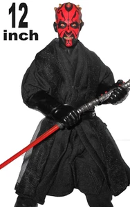 STAR WARS 12 pollici DARTH MAUL Signore dei Sith Completo 2001 potere del caos jedi - Foto 1 di 3