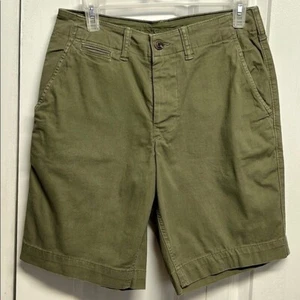 American Eagle Olive Green 5 Pocket Next Level Flex Shorts Size 28 - Picture 1 of 6