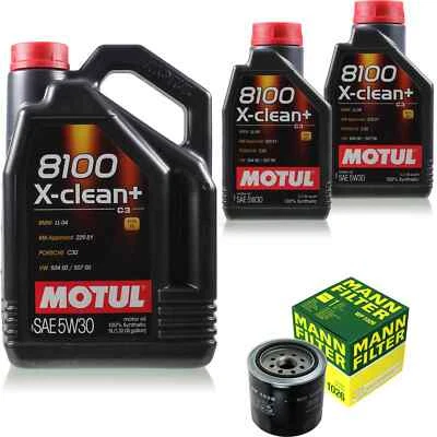 MOTUL 7 L 5W-30 MOTOR-ÖL+MANN-FILTER für Toyota Corolla ZZE12_ NDE12_ ZDE12_ 2.0 - Bild 1 von 4