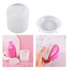 With Lid Cylinder Silicone Candle Mold DIY Clay For Tea Light Multifunctional